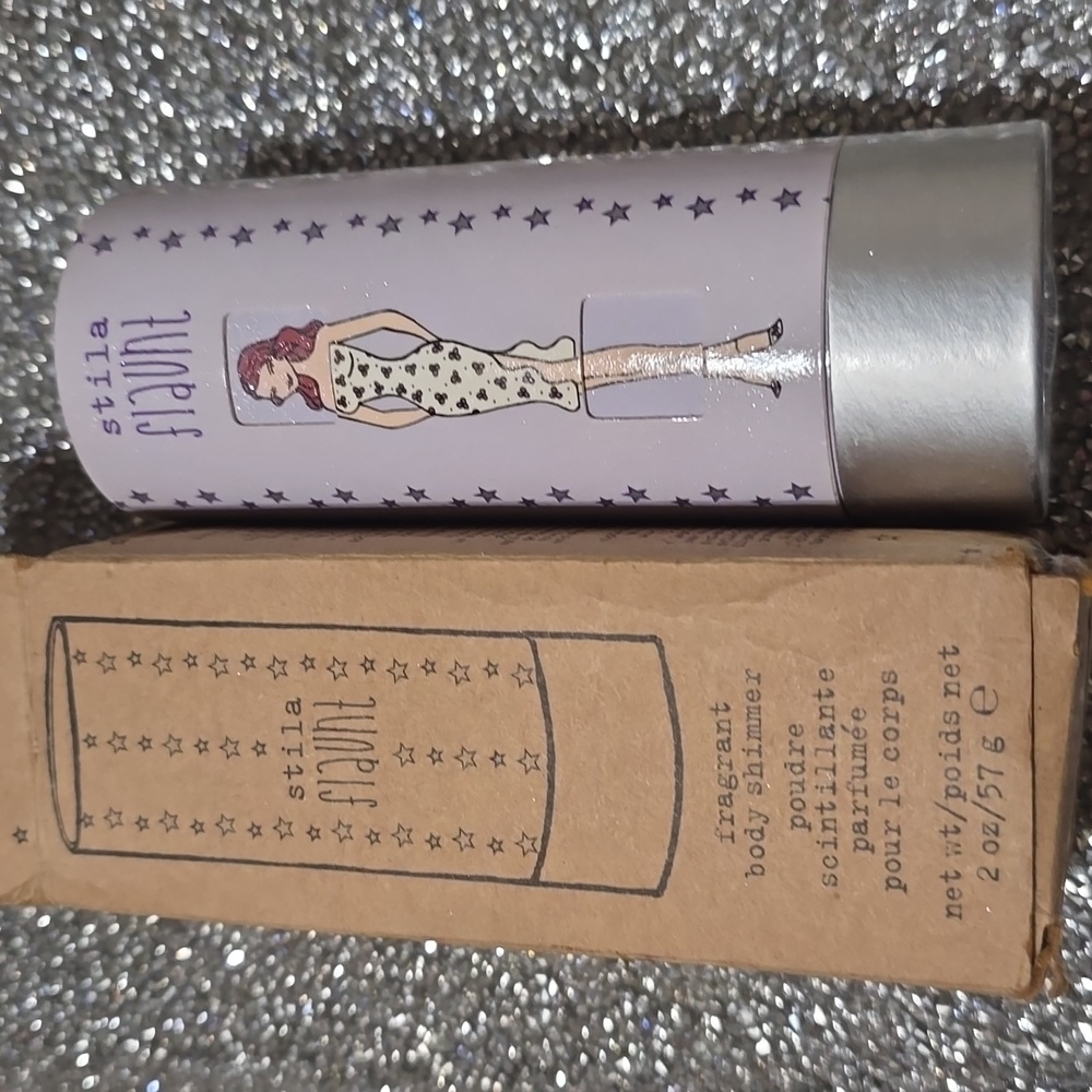 ❇️🧚‍♀️VIOLET Stila RARE Flaunt Fragrant Body Shimmer NWT - Picture 6 of 9